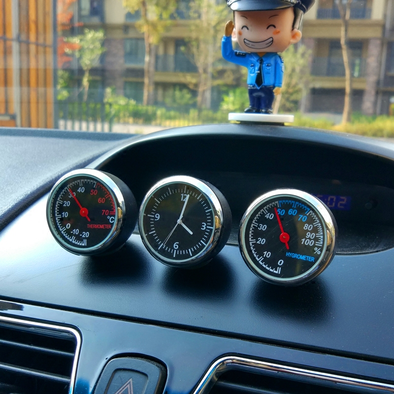 On-board clock car electronic form ultra-thin luminous digital high precision thermometer car pendulum resistant to high temperature-Taobao