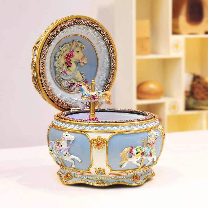 Carousel Music Box Sky City Music Box Magic Box Hayao Miyazaki Girls Birthday Gift Girl Heart Gift Box