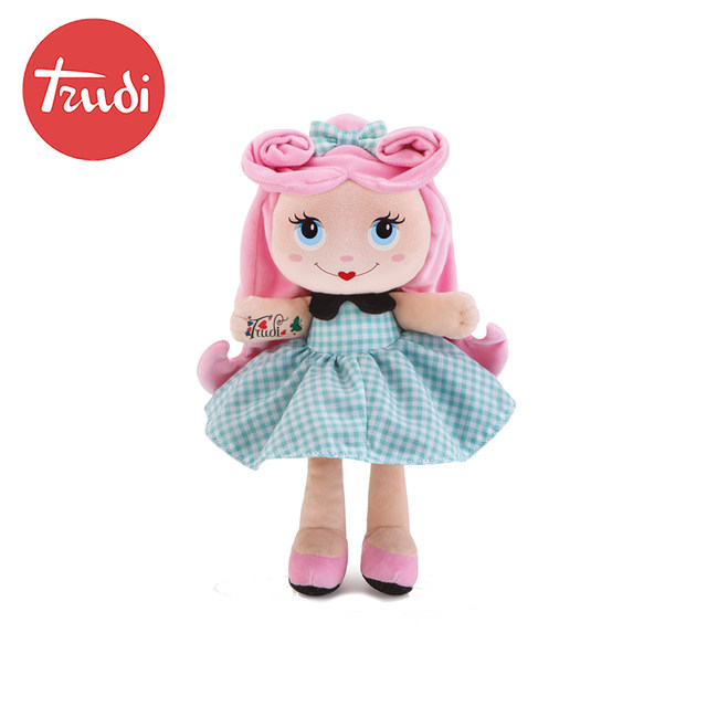 Italian trudi cool rag doll ຊຸດ plush ຂອງຫຼິ້ນເດັກຍິງຂອງຫຼິ້ນເດັກນ້ອຍຂອງຂວັນວັນເດືອນປີເກີດການຂົນສົ່ງຟຣີ