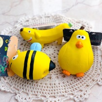 Q-monster latex voice toy dog molars bite-resistant pet Shiba dog Corgi Puzzle interactive cute