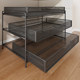 Under-table storage rack floor-standing document storage rack