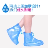 Бахилы, водонепроницаемый нескользящий комплект, износостойкие сапоги, дождевик, штаны, увеличенная толщина