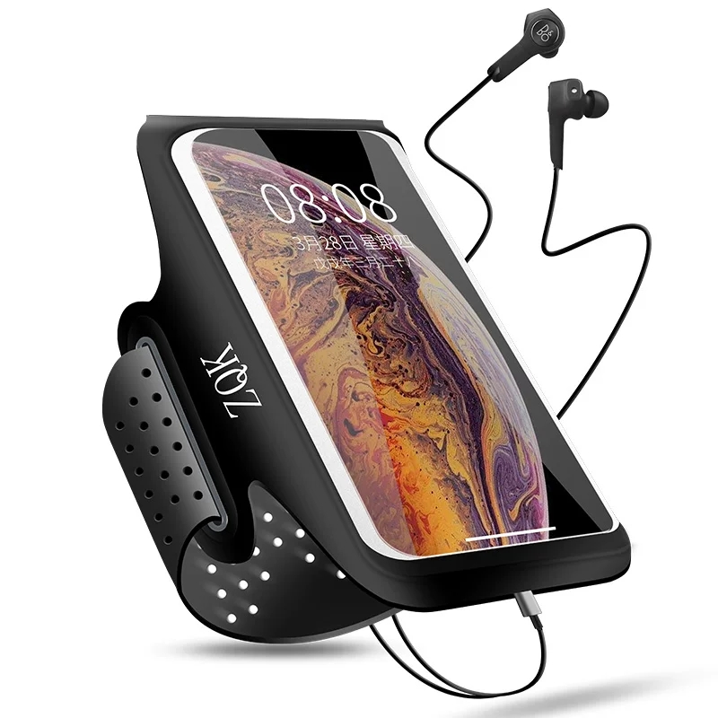 Running mobile phone arm sleeve arm sleeve male and female general fitness sports equipment arm bag Apple Huawei bandage wrist bag