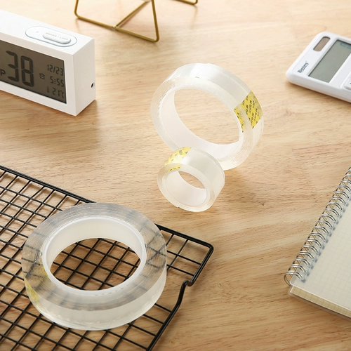 Водостойкий безвредный двусторонний скотч, мощная прозрачная невидимая лента, не оставляет следов