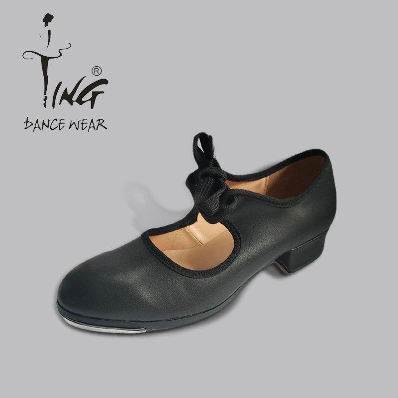 Chen Ting Adult Hard Bottom Kicking Dance Shoes Women's Children Lacing Straight Bottom Professional Kick Dancing Shoes Little Kids Performance Shoes-Taobao