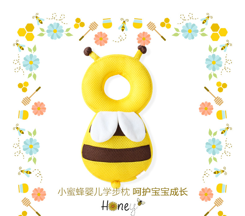 My Baby's Safe Head Protector: Breathable Anti-Fall Cushion for Toddlers - Detail image 1