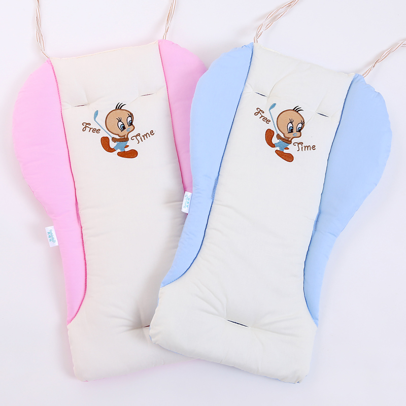 Baby Trolley Cotton Cushion Universal Thickened Waterproof All-cotton Baby Dining Chair Cushion