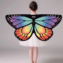 Fluorescent color childrens butterfly wings kindergarten dance performance props Angel Elf strap Wing Elf Wing Wing Elf Wing