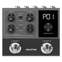 Valleton VLP-200 electric guitar effector recording phrase loop drum machine accompaniment bass pedal loop