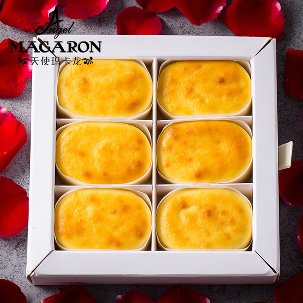 天使玛卡龙 半熟芝士蛋糕 6个共300g 天猫优惠券折后¥29.9包邮(¥39.9-10)赠曲奇饼干 天使玛卡龙 半熟芝士蛋糕 6个共300g 天猫优惠券折后¥29.9包邮(¥39.9-10)赠曲奇饼干