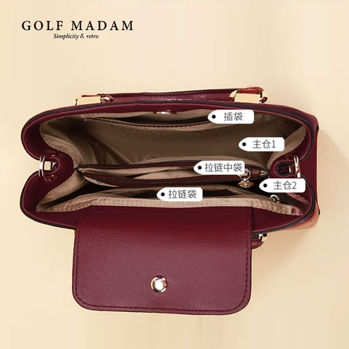 GOLF女士包包斜挎手提女包真皮秋冬大容量新款2021潮妈妈时尚百搭