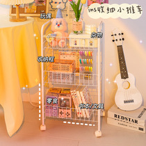  Trolley shelf Bedside bedroom room storage artifact Student dormitory good things Snack shelf Narrow gap