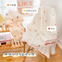 ins wind bath towels couple a pair of suction speed dry without dropping hair pure cotton home towels bath towels 23 pieces of women