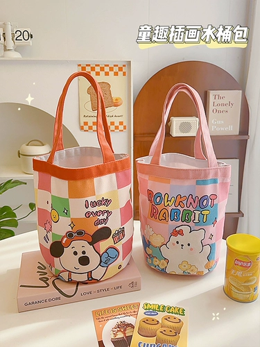 Милая сумка для ланча, ведро, шоппер