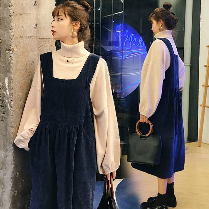 Maternity clothes spring suit fashion models spring and autumn baby bag skirt out of the tide mother loose two-piece dress Western style