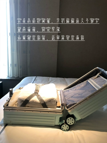 Брендовый чемодан, коробка для путешествий, 18 дюймов, популярно в интернете