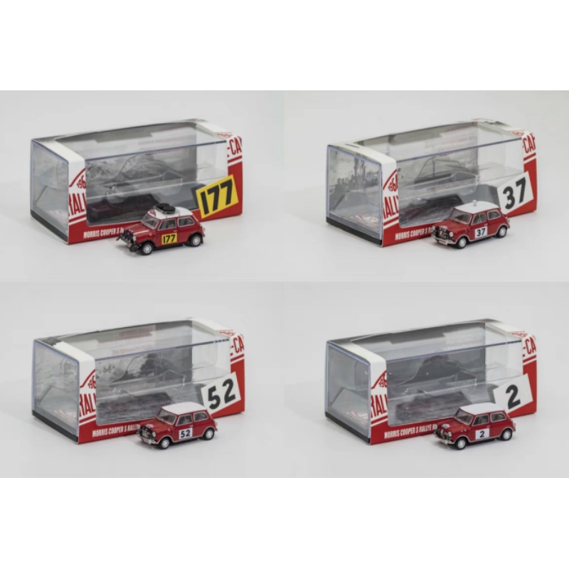Gcd 1:64 Morris Mini Monte Carlo Rally Series Alloy Car Model