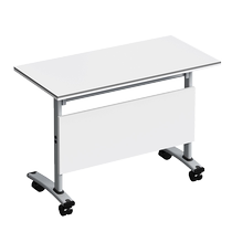 Folding training table conference table and chair combination removable splicing multi-functional office tutoring class long double desk
