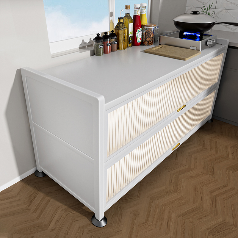 Kitchen Shelve Multilayer Containing Cabinet Microwave Bowls Dining Side Lockers Bench Hearth Multifunction Cupboard-Taobao