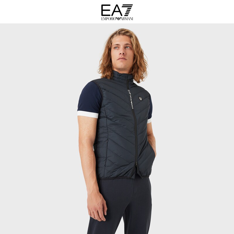 EMPORIO ARMANI Armani EA7 can be stored quilted collar down vest men