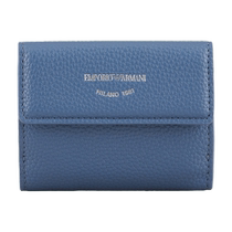 EMPORIO ARMANI Armani Womens Fashion Deerskin Sheep Leather Tri-fold Clutch Wallet Official