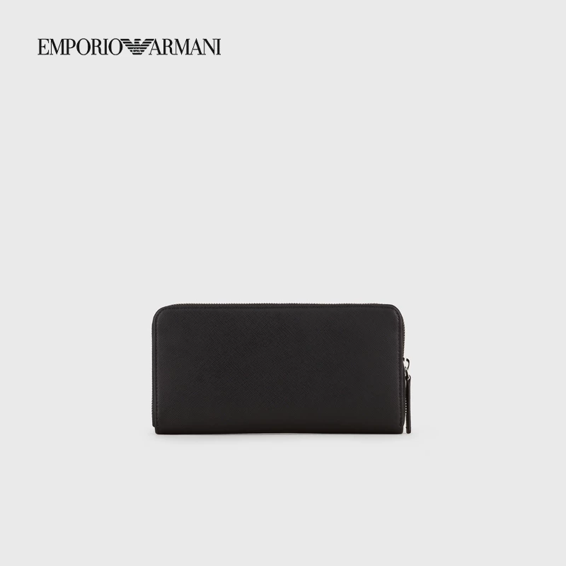 Длинный кошелек EMPORIO ARMANI/ для мужчин и женщин с молнией, держатель карт, для любимых