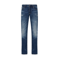 EMPORIO ARMANI Amari 2024 Le coton pur dété sajuste tout droit pour faire de vieux jeans