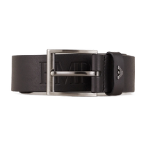 (Chinese Valentines Day Gift) EMPORIO ARMANI Armani 2024 Summer Mens Cow Leather Pin Buckle Belt