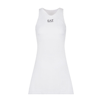 EMPORIO ARMANI Armani EA7 2024 Summer Womens V-neck Sleeveless Mesh Tennis Dress