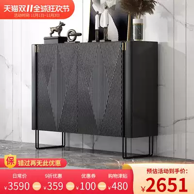 Italian light luxury home shoe cabinet modern and very simple entrance door small household corridor living room storage Hall