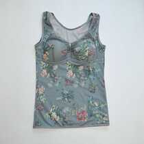 Underwear Womens Vest Cup No Wires Thin Push Up No Wires Comfortable Double Layer Large Size Bottoming Top with Cup