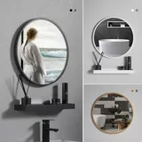 Северная стена -зеркало в ванной комнате зеркало железные туалетные комнаты для мытья круглое зеркало туалетное зеркало зеркало зеркало спальня для спальни зеркало зеркало