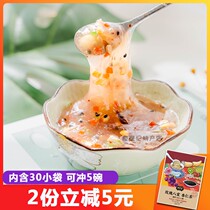 Nut lotus root starch soup rose eight treasure almond tea Kaifeng specialty morning meal nutrition convenient fast food 435g small bag