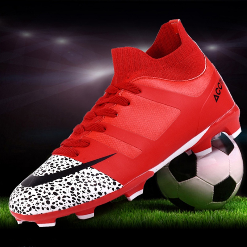 High Cylinder Children Football Shoes Men's Broken Nails Male size Anti Slip 46ag Long Nails 47 Students 48 Indoor Training Shoes 49