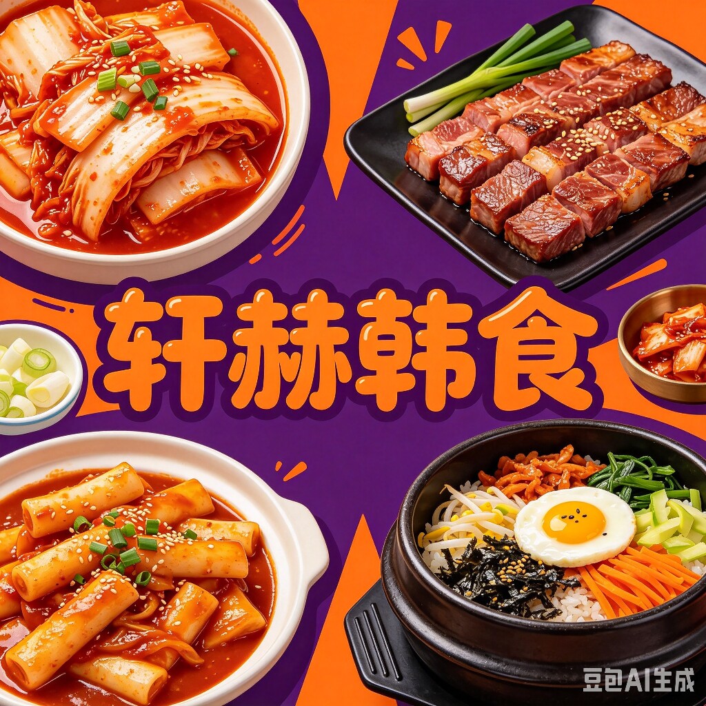 轩赫韩食的LOGO