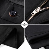 Мужские штаны, эластичный демисезонный пиджак классического кроя, свободный прямой крой