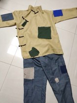 Beggar clothes tattered beggar costumes male beggar costumes performance costumes beggar costumes Yang Bailao costumes