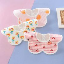 Baby saliva towel 360-degree baby pure cotton waterproof round mouth autumn winter thickened newborn saliva puff milk enclosure