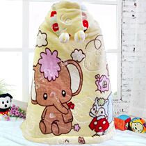 Infant cape blanket cloak autumn and winter plus velvet thickening childrens and mens and womens quilted blankets hug by baby shawls to go out