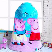 Baby blanket cape cloak plus velvet thick autumn and winter infant bag blanket blanket boys and girls to go out windproof shawl