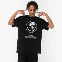 WHITE HOT Skull Smile Printing Casual Short Sleeve T - Shirt Couple Class