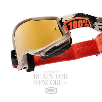 23 Models of 100% Goggles with Strata Coating for Off-Road Motorcycle Dh Downhill Helmets, Windproof Glasses