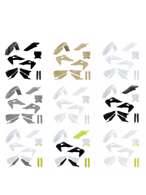 Italian Imported Acerbis Off-Road Motorcycle Body Panels, Exterior Plastic Parts, Full Body Panels, and Fairings