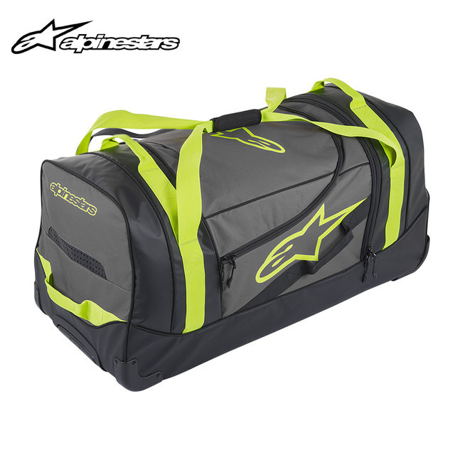 Italian A-Star Alpinestars Motorcycle Equipment Bag, Off-Road Protective Gear Bag, Ski Downhill Mx Multi-Handlebar Case