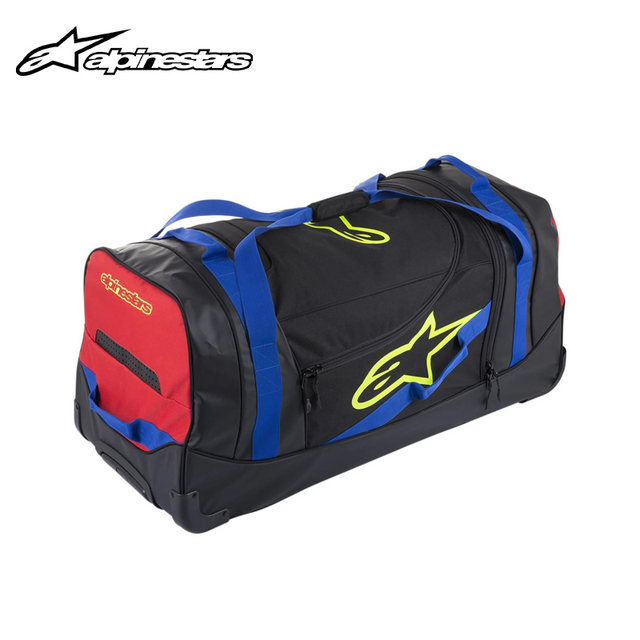 Italian A-Star Alpinestars Motorcycle Equipment Bag, Off-Road Protective Gear Bag, Ski Downhill Mx Multi-Handlebar Case