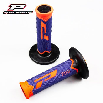 Made in Italy, Progrip Off-Road Motorcycle Handlebar Grips, Mxgp Same Style, Competitive Racing Rider Handlebar Grips, Dual Material