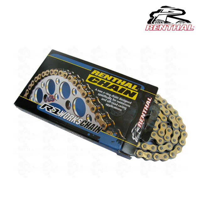 British Hiphal Off-Road Motorcycle Chain Racing Transmission Competitive Chain 520 Imported Field Forest Track Lightweight