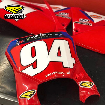 American Cycra Off-Road Motorcycle Modified Plastic Parts, Venue Trail Number Plate, Digital Plate, Factory Team Modification Parts