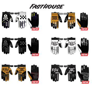 American Fasthouse Off-Road Motorcycle Gloves, Anti-Fall Downhill Mountain Bike Riding Protective Gloves, Touch Screen Compatible
