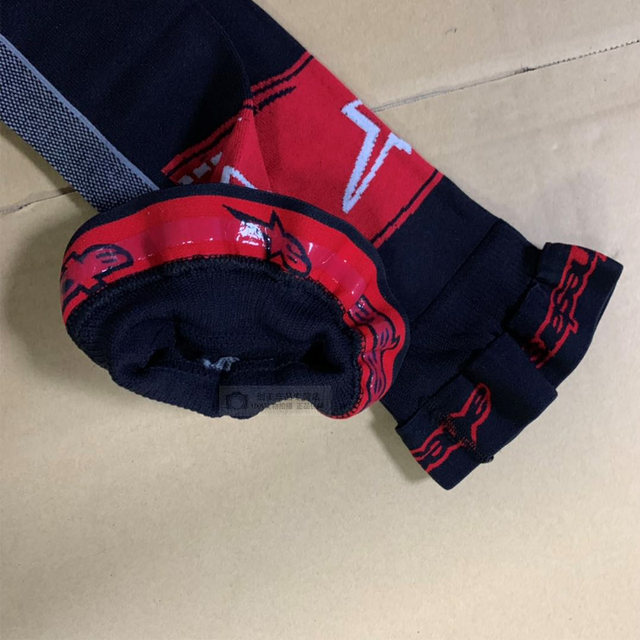 Italian A-Star Off-Road Motorcycle Compression Socks, Long Tube Cycling Quick-Drying Racing Leg Socks, Knee Protection Sports Socks